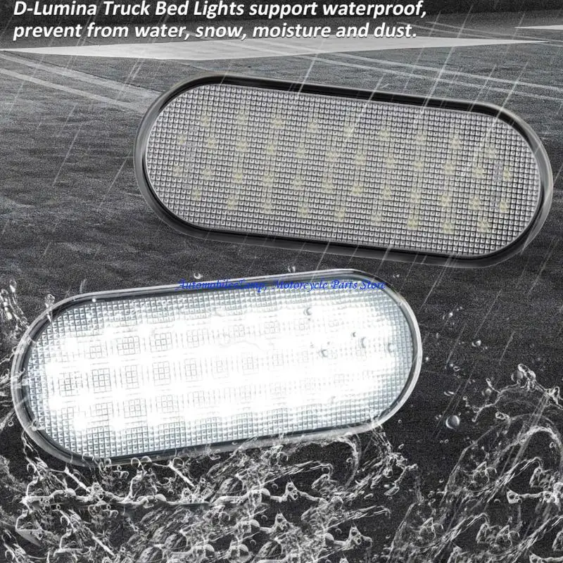 H7BD 향상된 야간 가시성 트럭 침대 화물등 오래 지속되는 방수 LED 침대 조명 자동차 F150에 대한 빠른 고정