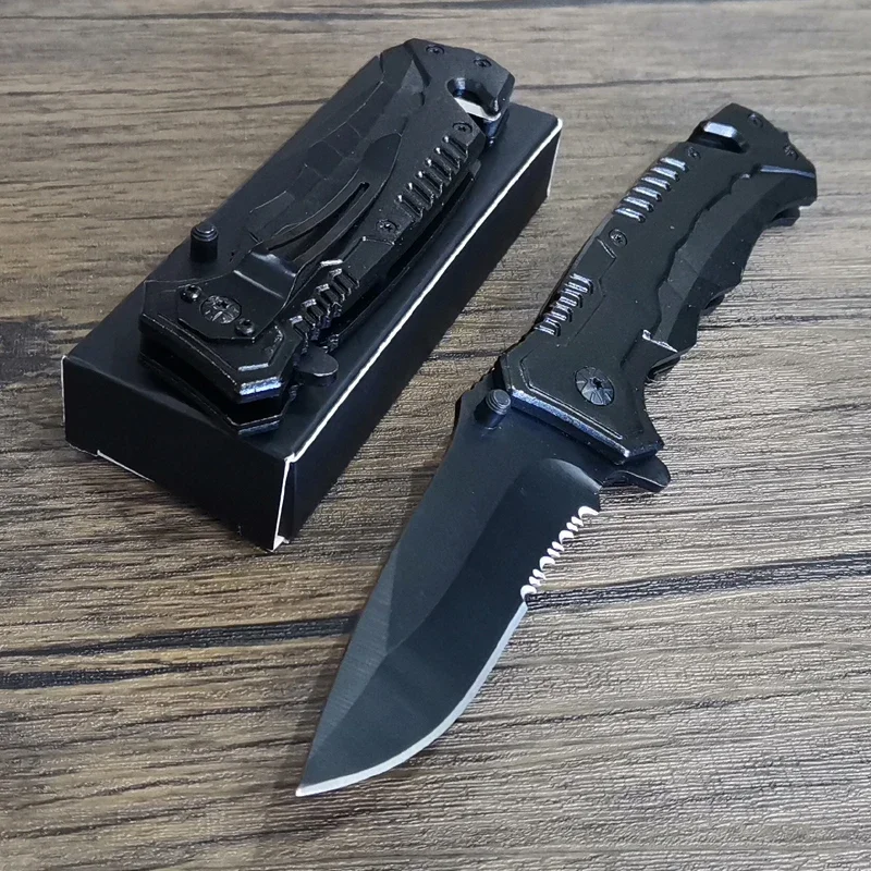 

8.23'' Folding Pocket Knife Outdoor Survival Tactical Knife Camping Hiking Hunting Knives For Self-defense EDC Rescue Multi Tool