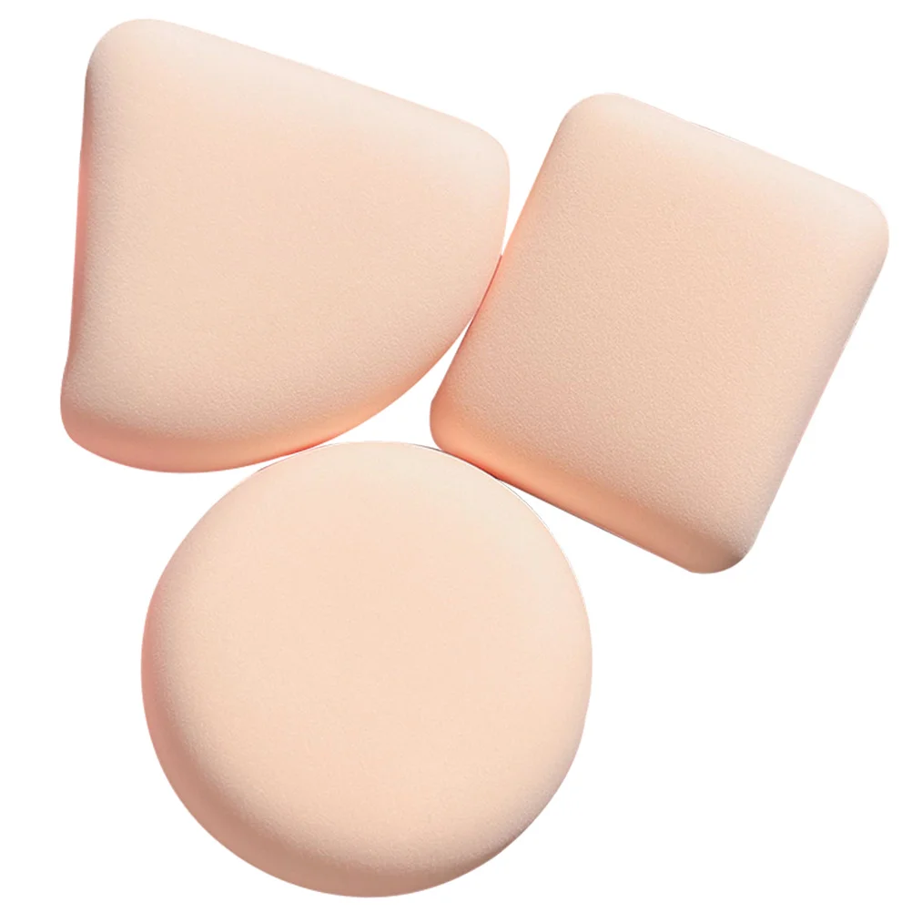 

3pcs Dry and Wet Powder Puff Dual-Use Sponge Powder Puff Makeup Tool