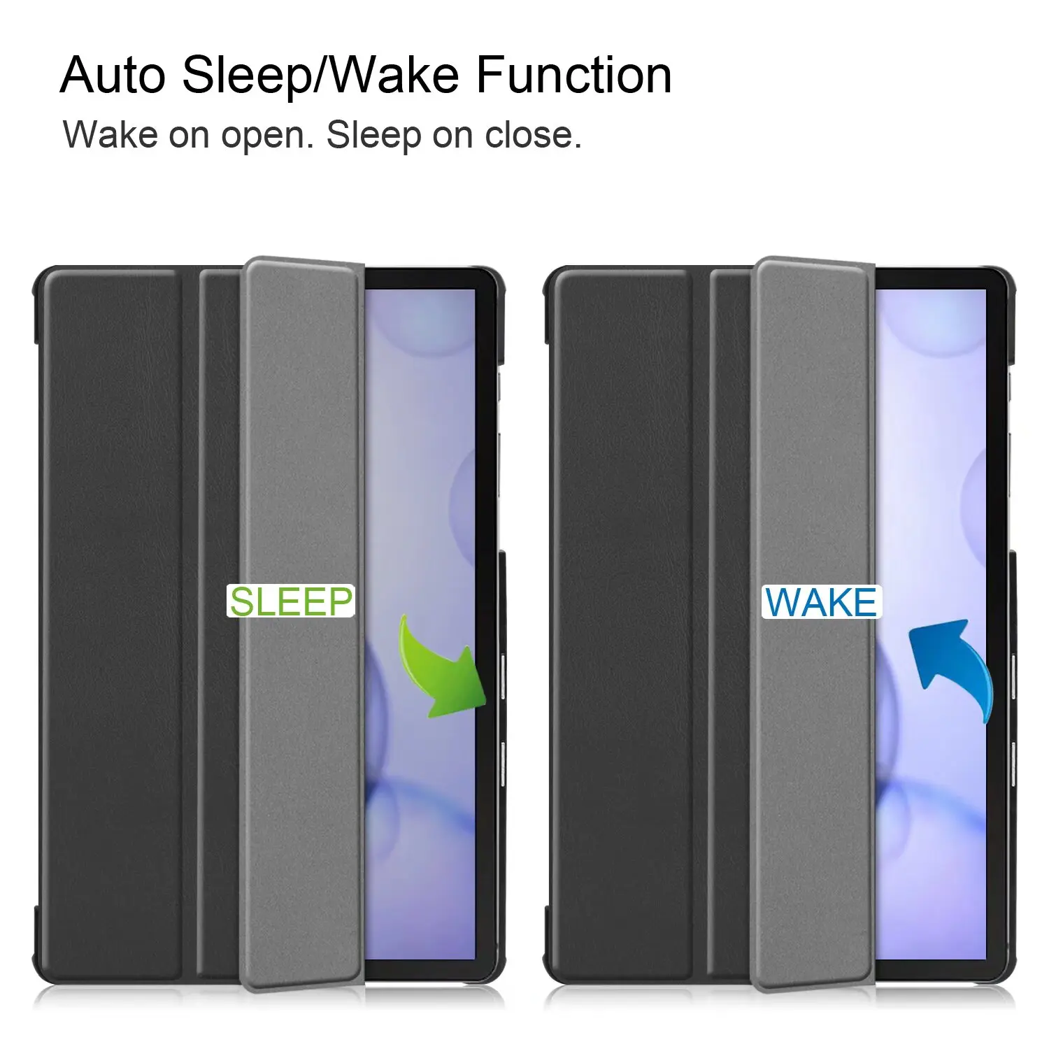 Smart Tri-Fold Stand Hard Cover with Auto Sleep/Wake Feature
