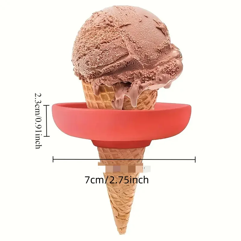 Popsicle Holder Silicone Drip Free Reusable Mess-Free Ice Cream Tray For Kids