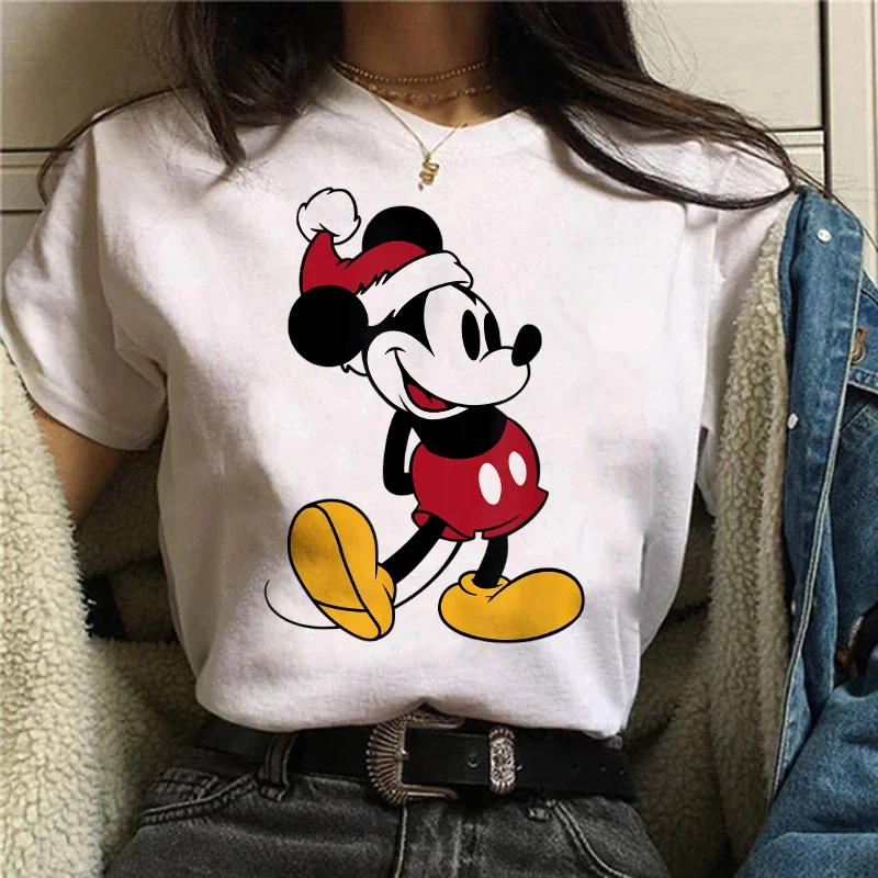 thumbnail image 1 of Camiseta de algodón de verano para niños, camiseta con estampado de gorro de Mickey Y2k Minnie Mouse, ropa de moda para niño y niña, camisetas Kawaii Disney para bebé, 1 of 5