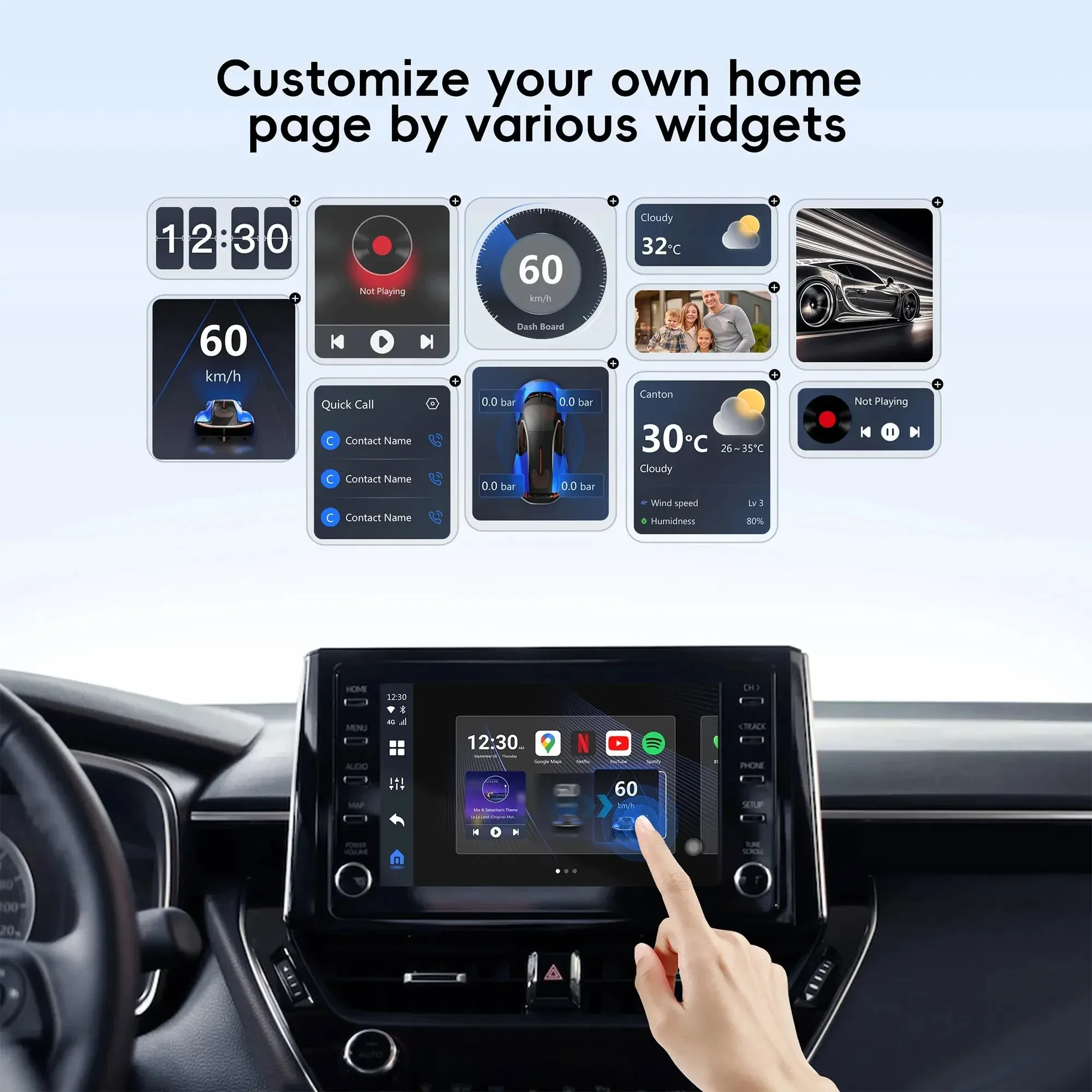 OTTOCAST PICASOU 3 CarPlay AI Box with Android 12 Wireless CarPlay