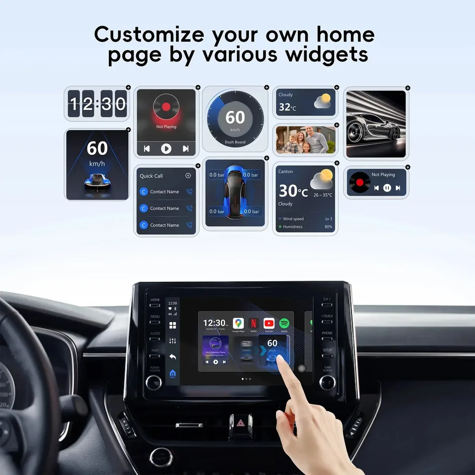 OTTOCAST PICASOU 3 CarPlay AI Box with Android 12 Wireless CarPlay