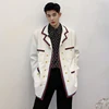 LUZHEN 2025 Spring New Original Edge Color Contrast Splicing Design Korean Version Casual Blazer Coat Men Elegant Jacket LZ1273 2
