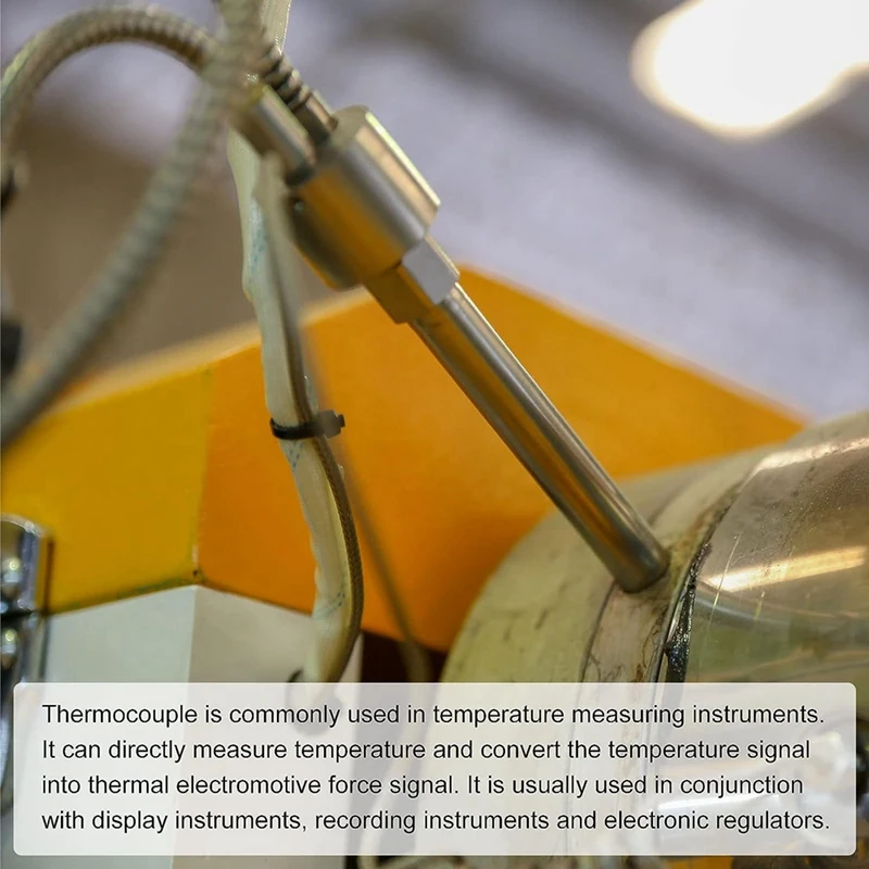 Sonda termopar de superfície tipo K, sonda sensor de temperatura,-58 a 932 °F,-50 a 500 °C, NR81532B