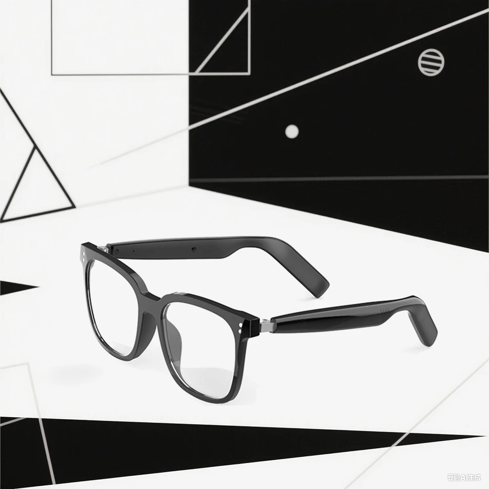 AI Smart Translate Eyeglasses BT 5.4 Call Intelligent Translator Glasses Rechargeable Audio Music Call Sunglasses for Men Women