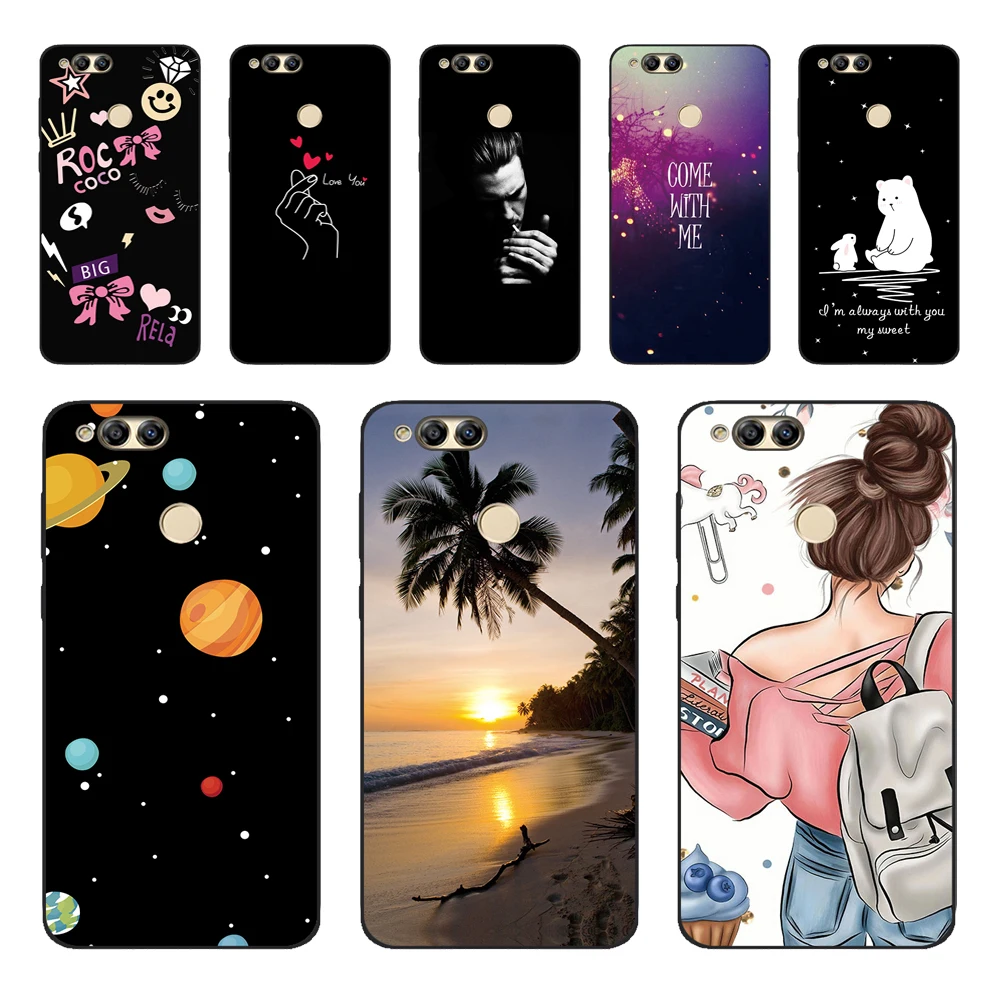 Per Honor 7X Custodia Opaca Custodia Honor 7X 7 X Custodia Morbida In Silicone Tpu Per Huawei Honor 7X Custodia Protettiva Per Telefono Honor 7X Coque