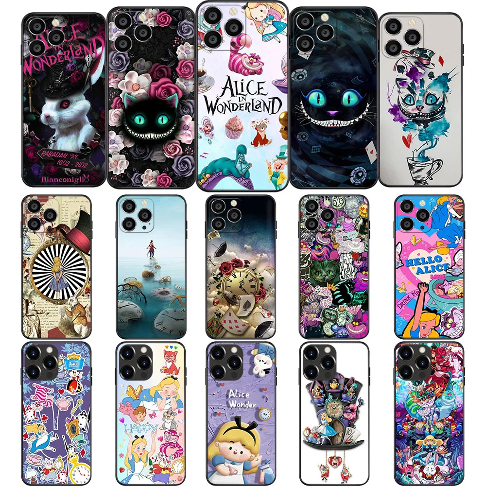 Ny-73 Princess Alice Custodia Morbida Per Xiaomi Redmi Note 9T 9 9S 10 10S S2 11 9C Power Pro Max Poco X3 Nfc
