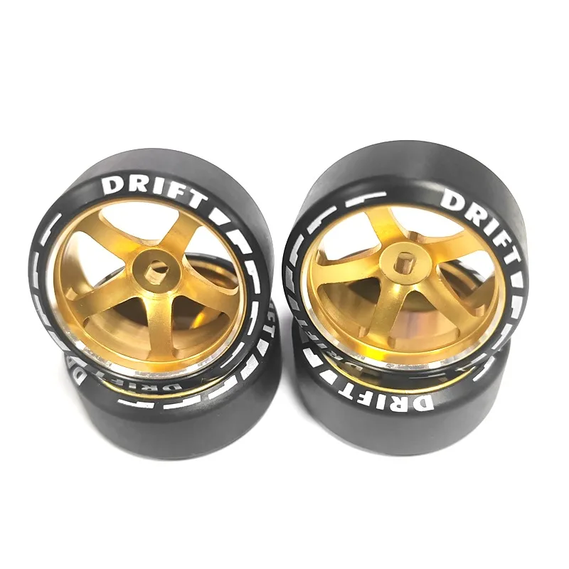4 teile/satz legierung rc felge + drift reifen für 1/28P929 K989 MINI-Z rallye modell auto verbesserte teil – Detail 8