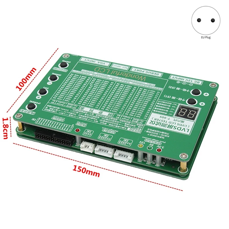 노트북 LCD LED 테스트 스크린 테스터, Lvds 케이블, 인버터 도구 키트 패널, 14PCs, 신제품