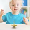Metal Spinning Tops Alloy Gyro Silver Steel Novelty Spin Forever Mini Desk Table Fun Spinner Toy Game Gifts For Children Adult 4