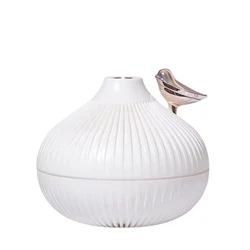 Onion - Shaped Scented Humidifier with Night Light for Quiet Sleep and Office Use (WHITE)