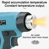 for Makita/Dewalt/Milwaukee/Bosch/Black Decker 18V 20V Li-ion Battery Cordless Heat Gun with 4 Nozzle Portable Heating Equipment 2