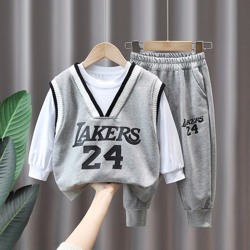 

Fashion Kids Clothes Set Spring Boys Clothing Tops Sweatshirts Pants 2pcs Suit Children Sports Sets Girls Tracksuits 2-10 Year