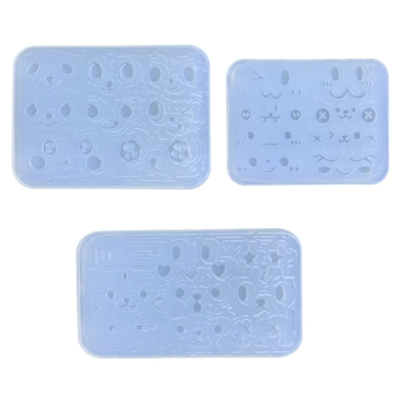 

Expression Silicone Mold Keyring Pendant Handmade Ornaments Mold