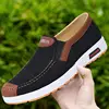 2023 Spring and Autumn Men Fashion Casual Shoes Trend Canvas Shoes Cover Feet Men Flat Shoes Lightweight and Soft Walking Shoes