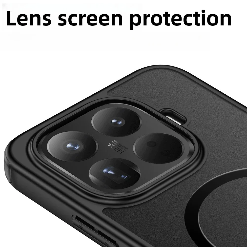Acrylic Transparent MagSafe-Compatible Wireless Charging TPU Bumper Case