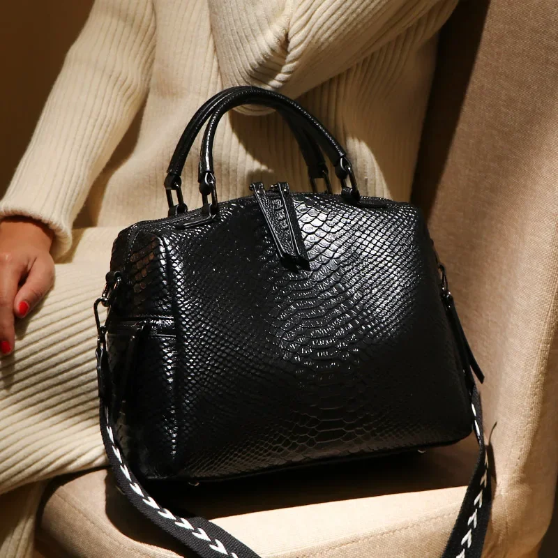

2024 New Fashion Alligator Women Handbags European Designer Leather Ladies Shoulder Bags Female Girl Brand Luxury Crossbody Bag