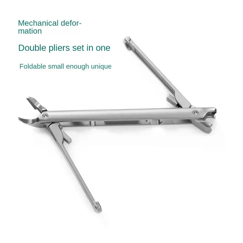 Nail Cutter Double Head Folding Nail Clippers Stainless Steel Cutter Clippers Manicure Pedicure Finger Toe Scissors Manicur nail clipper nail clippers