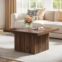 Square Coffee Table, 31.5-Inch Engineered Wood Coffee Table for Living Room, Vintage Center Table 1