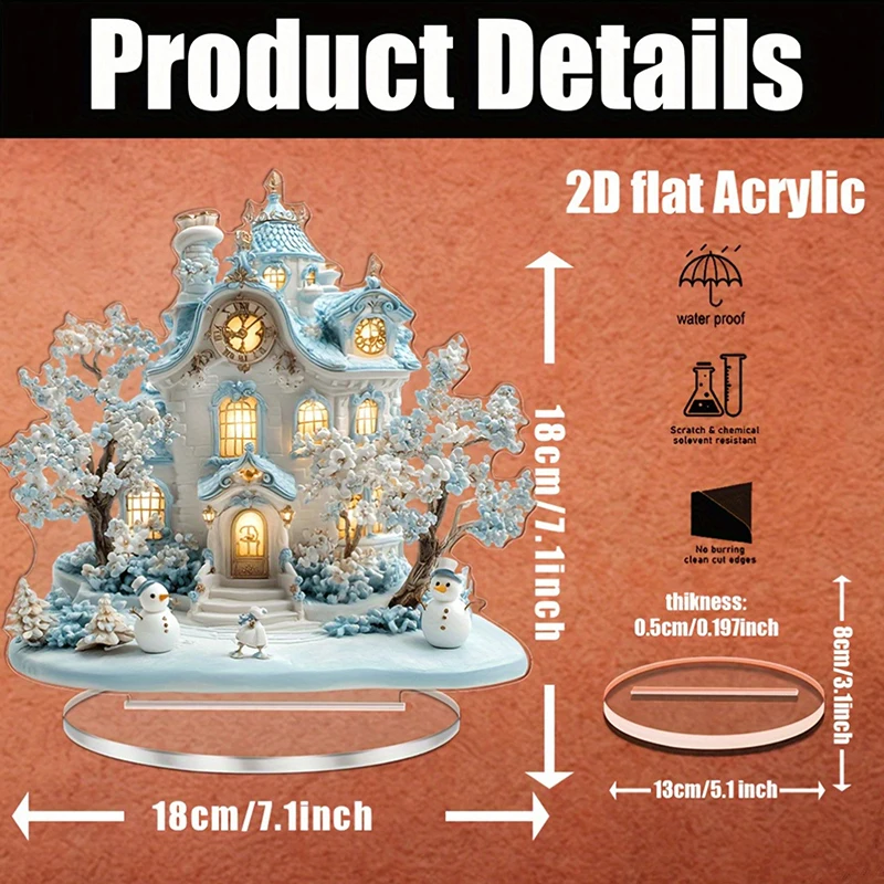 1 PCS Of Festival Decoration, Christmas Style, Multi-functional Desktop Decoration For Home,office Andbedroom, Unique Gift Idea