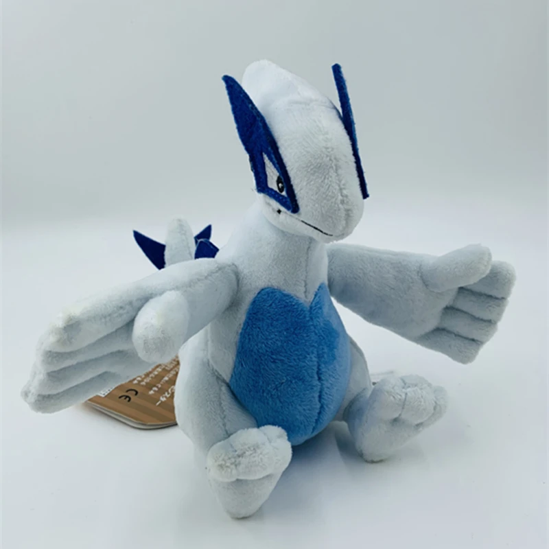 15cm Pokemon Lugia Peluche Plush Doll Kawaii Plush Toys Soft Stuffed Lugia Doll Birthday Gift For Children latias pokemon latios lapras plush toy legendary anime peluche doll pikachu riding latios lapras stuffed kawaii dragon doll gift