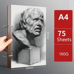 Premium Loose-Leaf Sketch Paper Notebook (A4 160g 75 sheets)