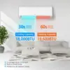 18000 BTU 230V 19 SEER Efficient Ductless Mini Split Inverter Plus System with Heat Pump and Dehumidification 24 Hour Timer 3