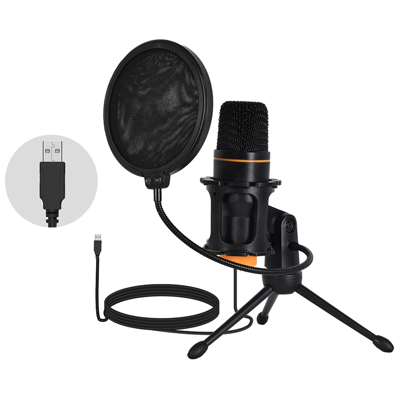 YTOM RGB Streaming USB Microphone Condenser Microphones for Laptop