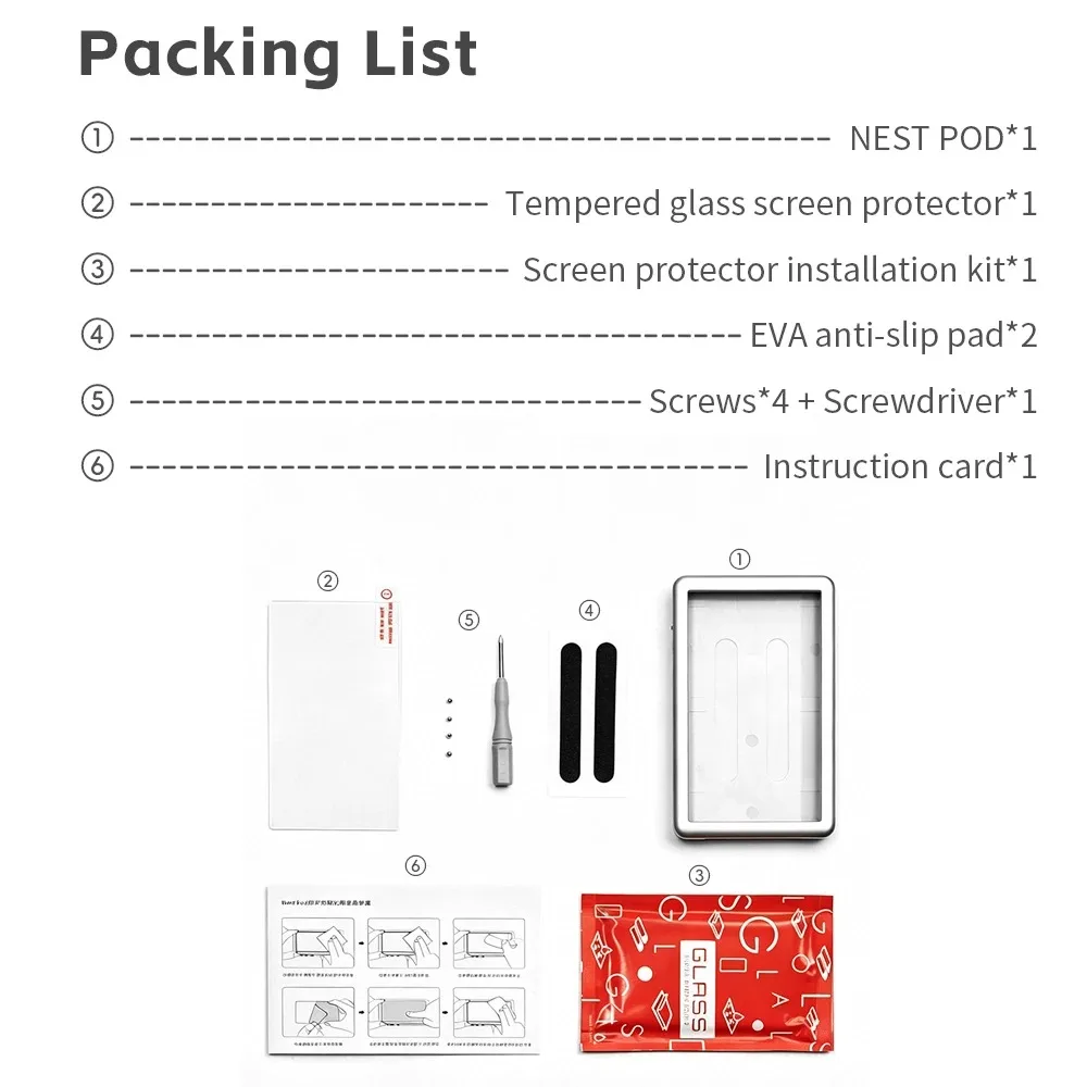FiiO NEST POD JM21 플레이어용 보호 케이스 충격 방지 DAP 디지털 오디오 슬리브 커버 프리미엄 보호 쉘 액세서리