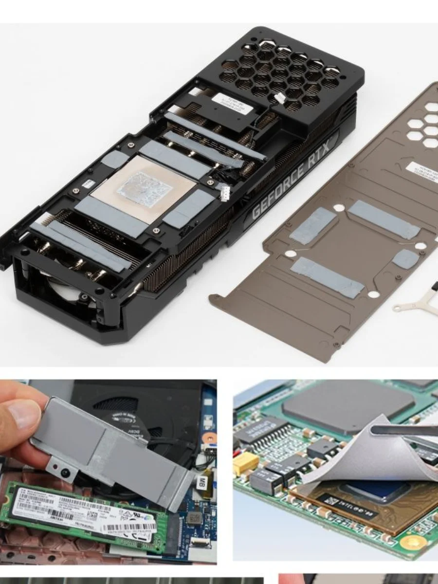 Almofada Térmica Fehonda Original 12.8w 85*45 100*100 mm Ultra-alta Condutividade Térmica Silicone Almofada Térmica para Gpu Cpu Placa de Vídeo - Imagem 2