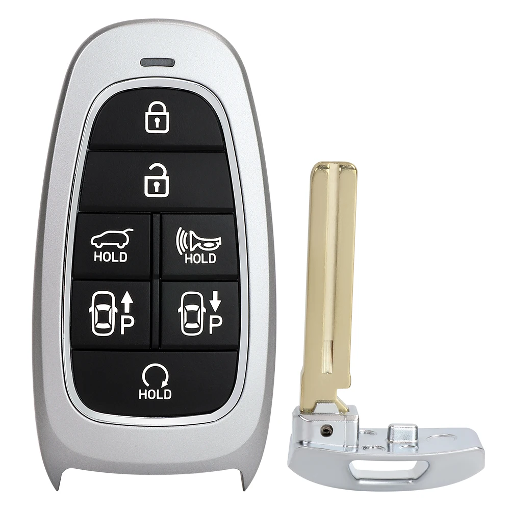 KEYECU Chiave A Distanza Dell'automobile Borsette Caso per Hyundai Palisade Nexo Santa Fe Santa Cruz Sonata Tucson 2019 2020 2021 2022 2023 2024 2025 - Image 3