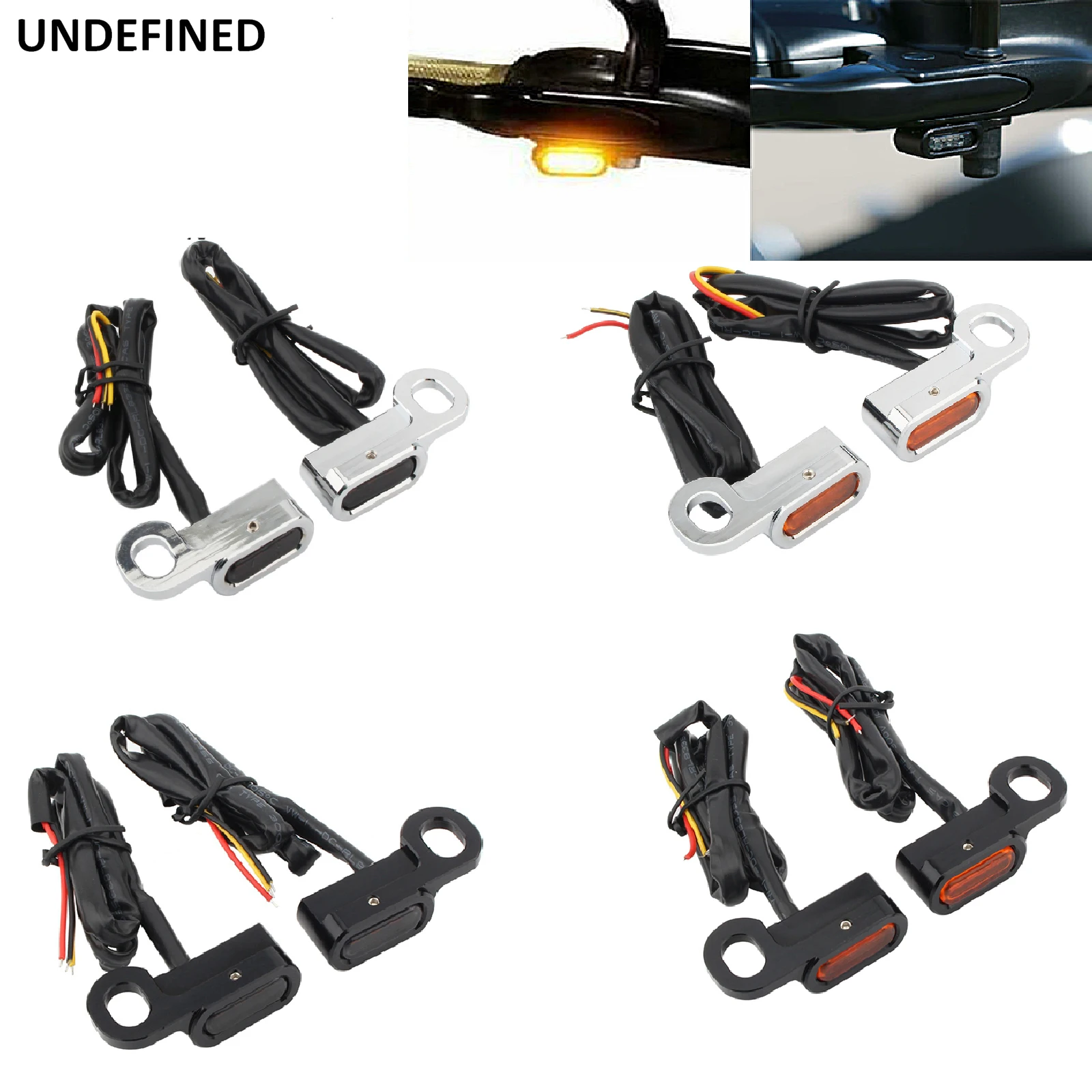 오토바이 LED 방향 지시등, 앰버 주행 램프, BMW R18 클래식 R 18 미니, Bobber Chopper Cafe racer 전용