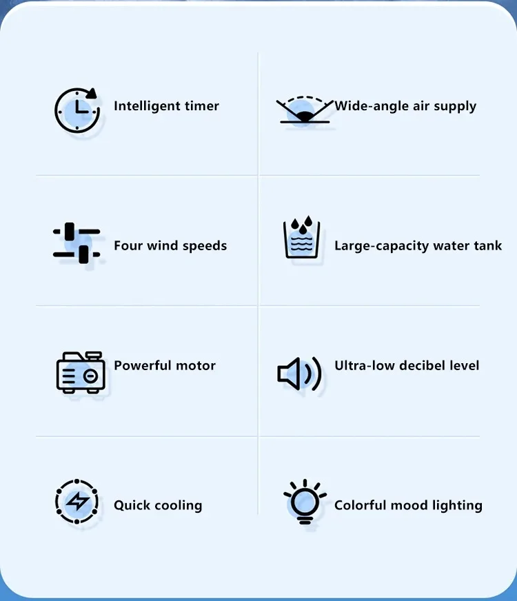 Description Picture 3 of itemSpray mini portable expandable household air conditioner desktop 600ml water cooler air supply usb power cooling fan