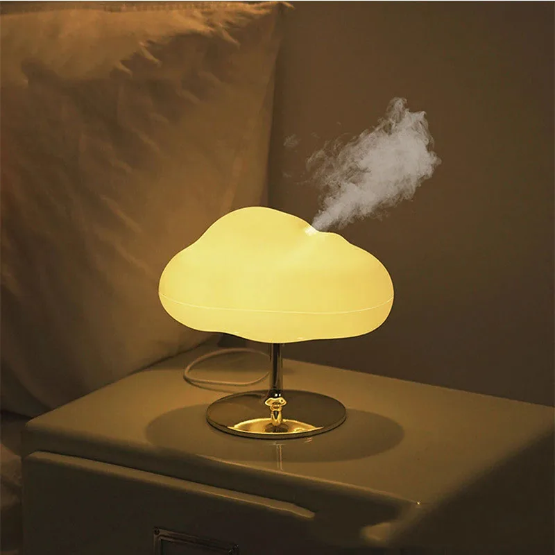 

Humidifier Cloud Aromatherapy Essential Oil Diffuser Ultrasonic Air Humidifier for Home Bedroom Colorful LED Light Fogger 270ML