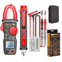 Digital Clamp Meter 4000 Counts DC/AC 400A Voltmeter Pliers Multimeter Ammeter Voltage Tester Car Repair Electrical Temp Tester 1
