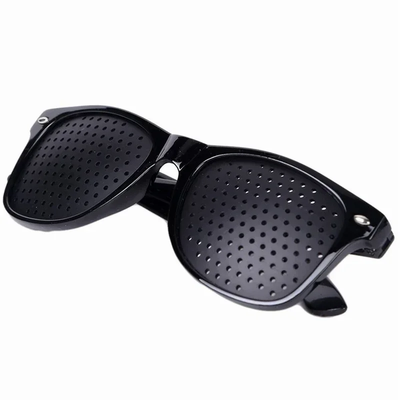 Occhiali correttivi indossabili per la cura della vista Miglioratore stenopeico stenopeico Occhiali con foro stenopeico Protezione per gli occhi anti-fatica Oculos De Grau - immagine 3