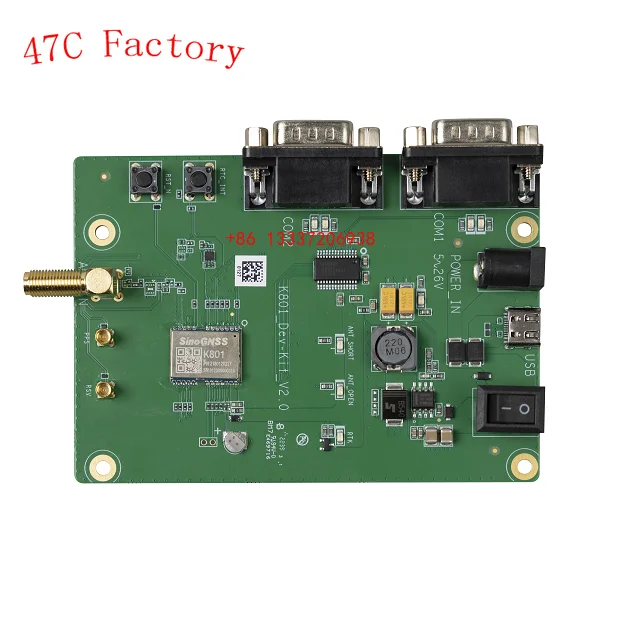 

For SinoGNSS K801 Multiple Interface Bluetooth OEM Evaluation Kit GNSS/GPS RTK Development Board EVK