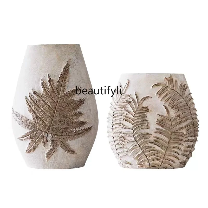 

Home Dried Flowers Vintage Vase Ornaments Vase Living Room Dining Table Creative Flower Arrangement Nordic Minimalist Office