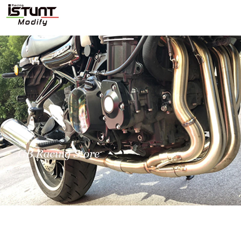 Motorcycle Exhaust Titanium alloy Front Pipe Motorcross Escape Moto Modified Slip on For Kawasaki Z900RS Z900 RS 2017-2020 - Image 3