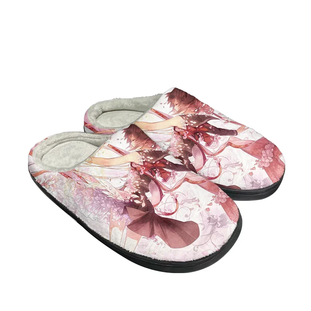 Hot Asagiri Aya Latest Cotton Custom Slippers Mens Womens Sandals Plush Casual Keep Warm Shoes Thermal Comfortable Slipper