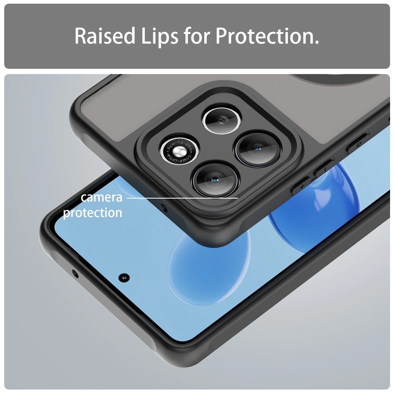 Magnetic Luxury Armor Shockproof Matte Translucent Phone Case