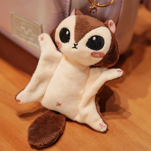 10/20CM Cute Plush Flying Mouse Hanging Plush Toy Small Flying Mouse Doll Key Hanging Keychain Stuffed Animals Toy For Kids