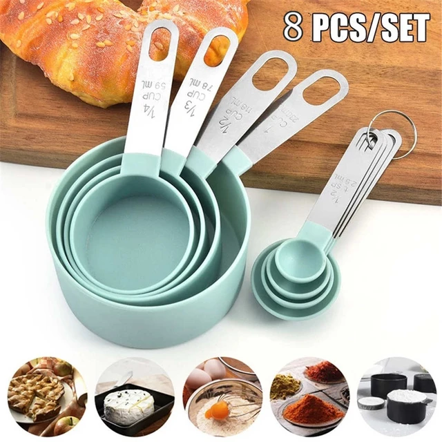 6/10 Piece Measuring Cups Kitchen Measuring Spoons Set Stainless Steel Measuring  Cup Spoon For Baking Cooking Measuring Tools - Measuring Tools - AliExpress