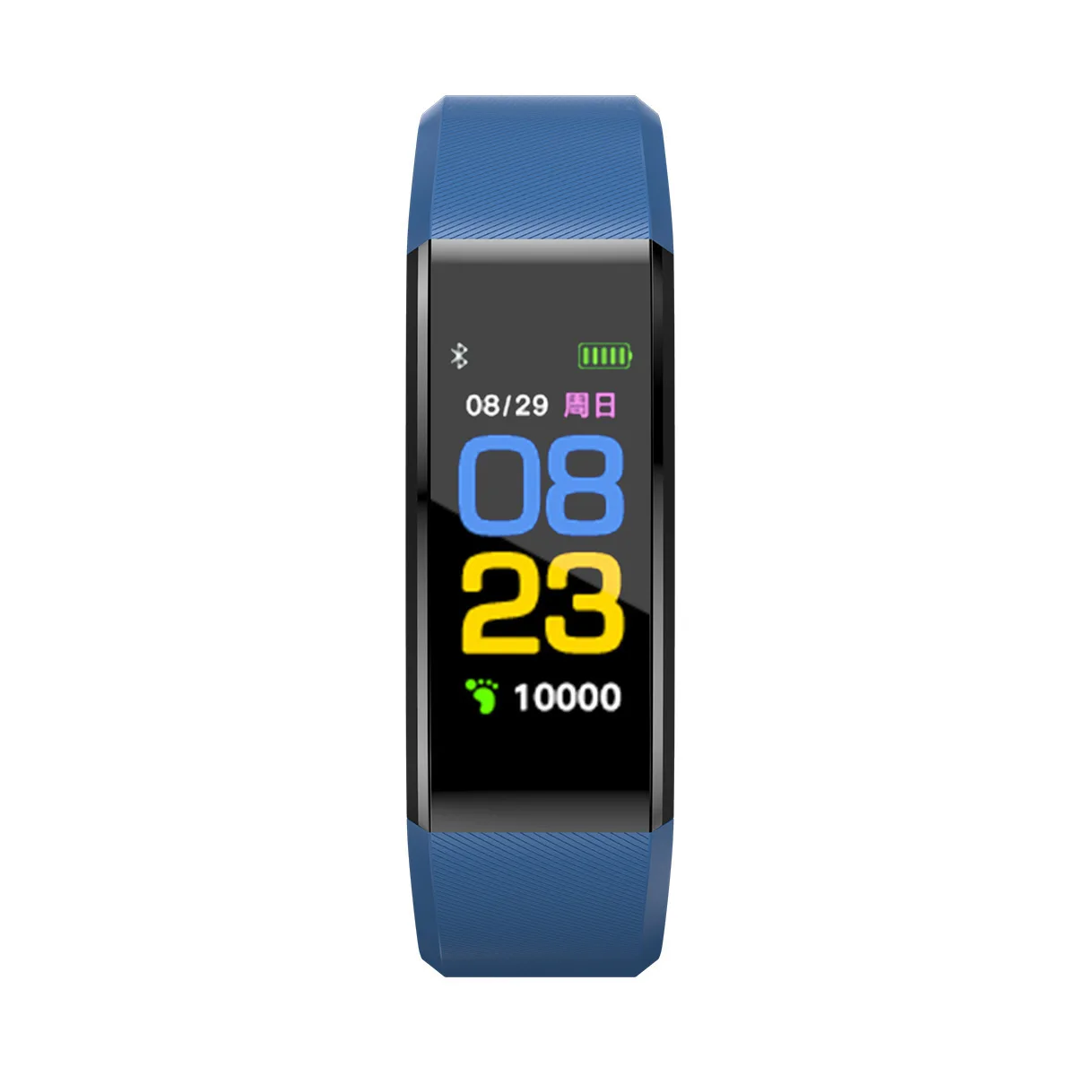 115Plus Smart Bracelet Sports Pedometer Watch Fitness Running Walking Tracker Heart Rate Pedometer Smart Band for IOS Android 