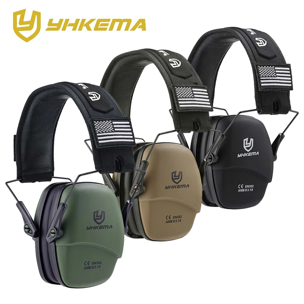Tactical Ear Protector Earmuffs Shooting Hunting Noise Reduction Hearing Protection Soundproof