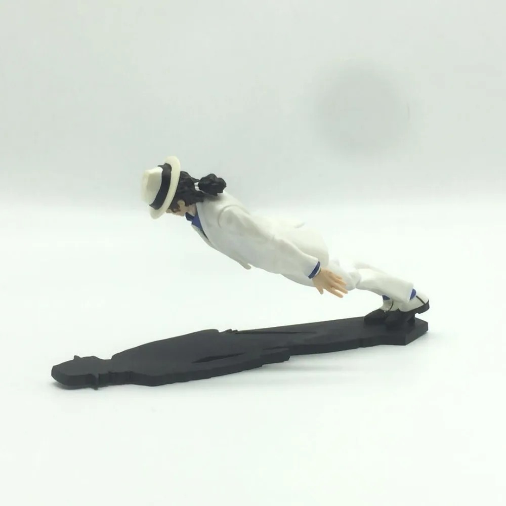 Auf Lager Michael Jackson Smooth Criminal Moonwalk Actionfigur Modell Spielzeug Michael Jackson MJ Thriller Gelenkfigur