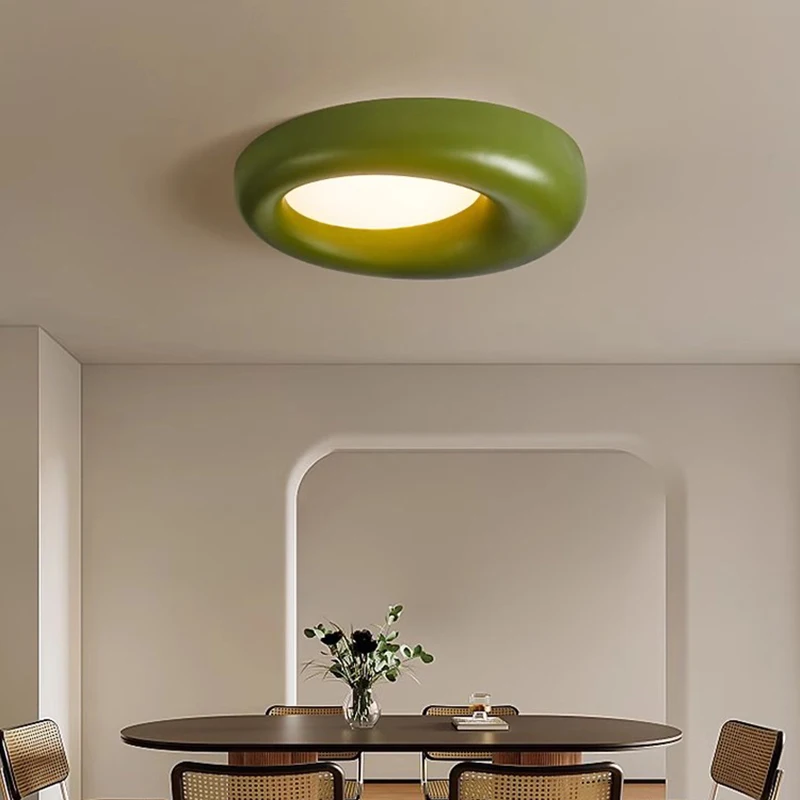 

Ceiling Dinning Lamp Led Modern Design Bathroom Indoor Thin Waterproof Ceiling Lamp Ring Lumiere Candeeiro Teto Room Decorations