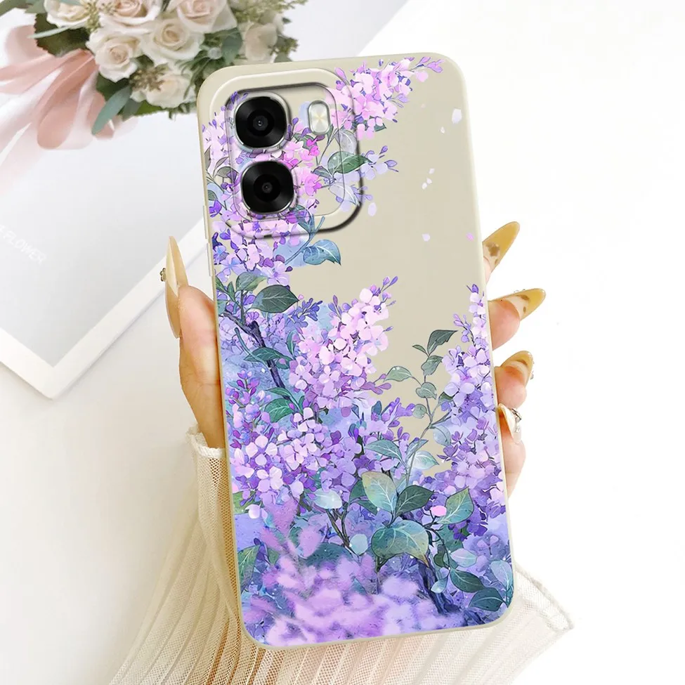 Luxury Fashion Cute Painted Silicone Case - Oppo A6 Series